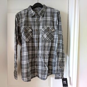 Men's PX Grey And White Flannel